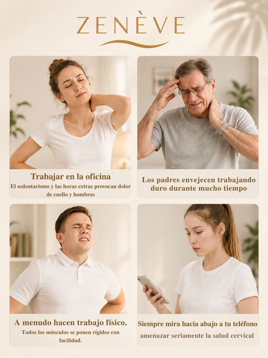 Almohada Masajeadora Eléctrica con Calor — Alivio Inmediato